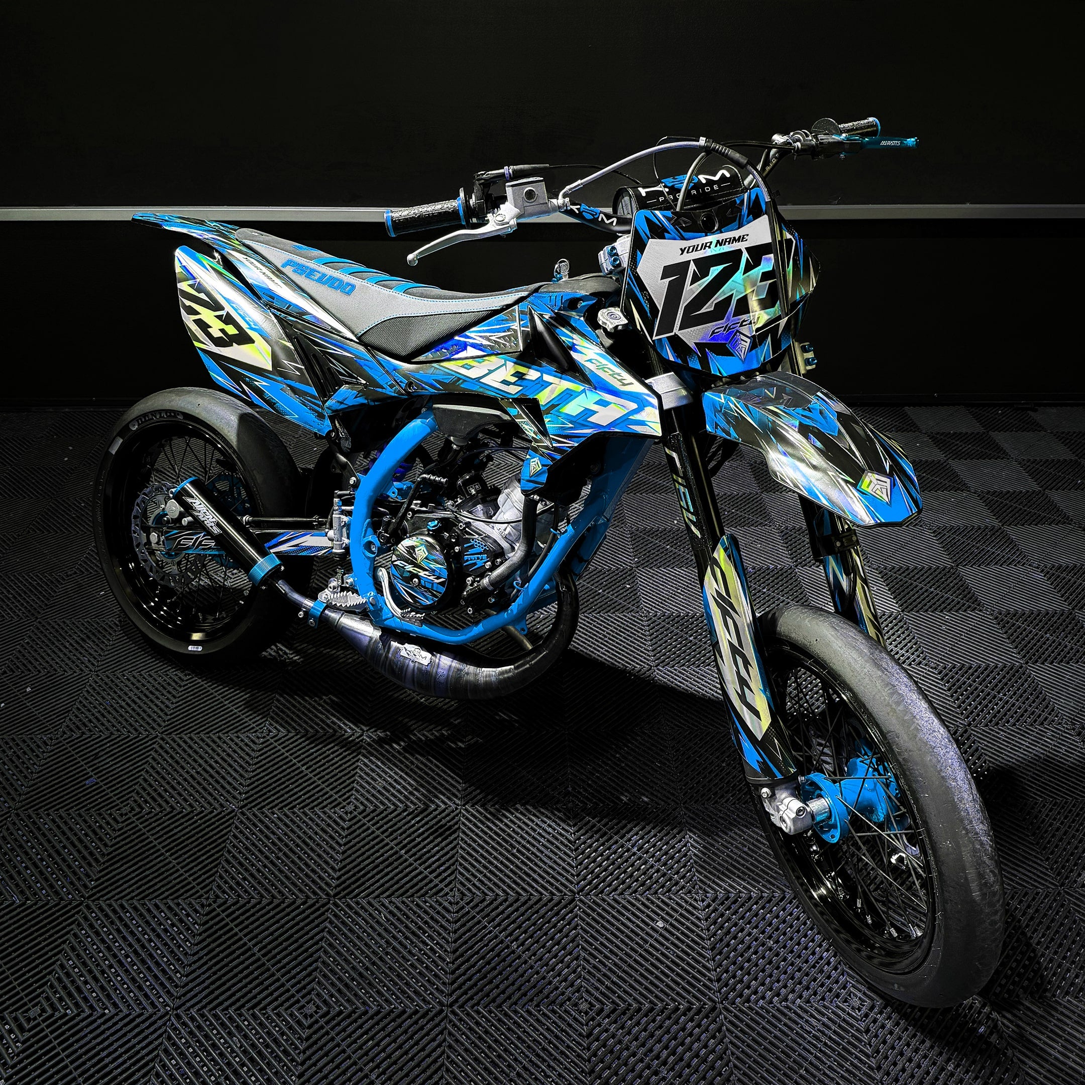 KIT DECO FIFTY VIONIX BLEU PERSONNALISABLE