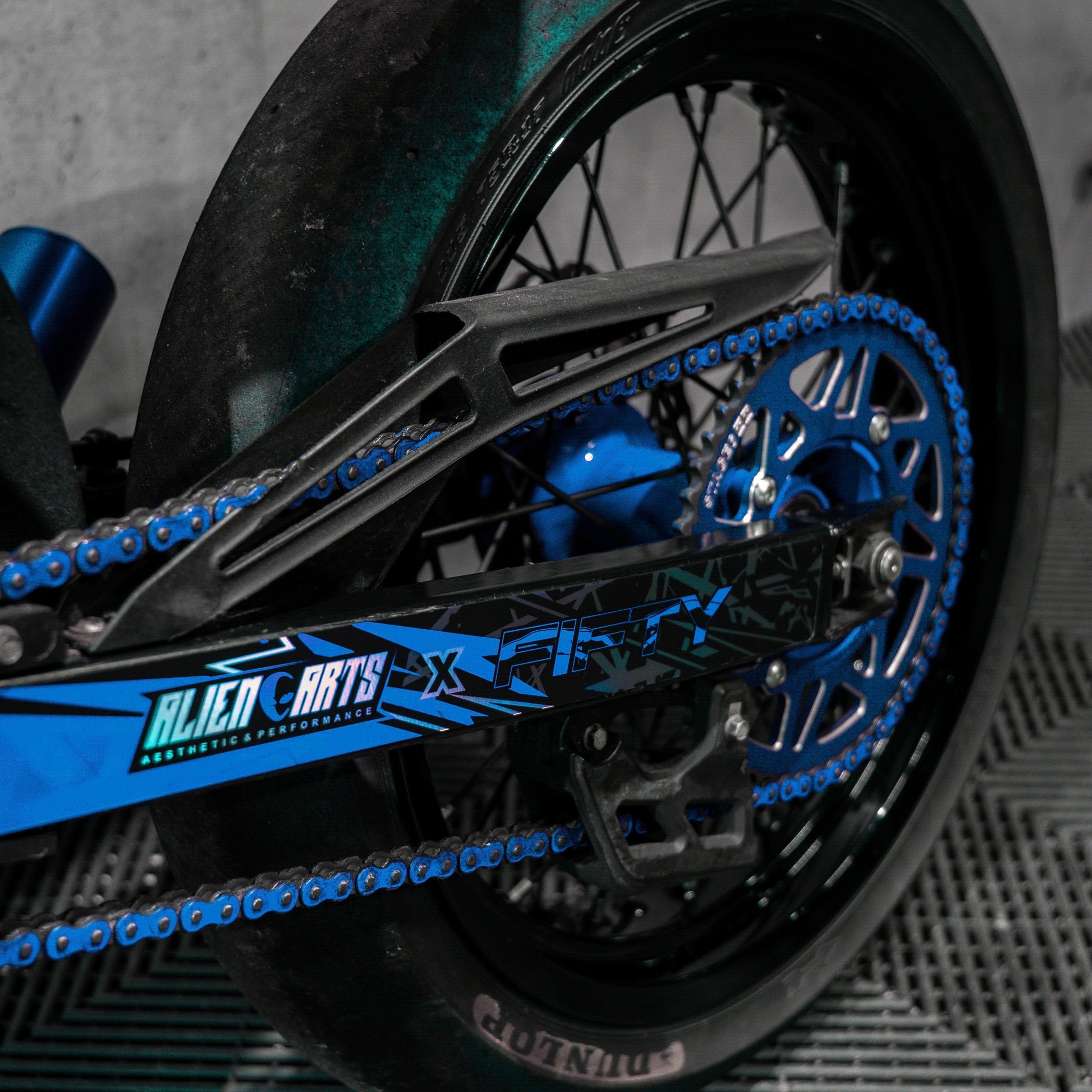 kit déco bleu 50cc