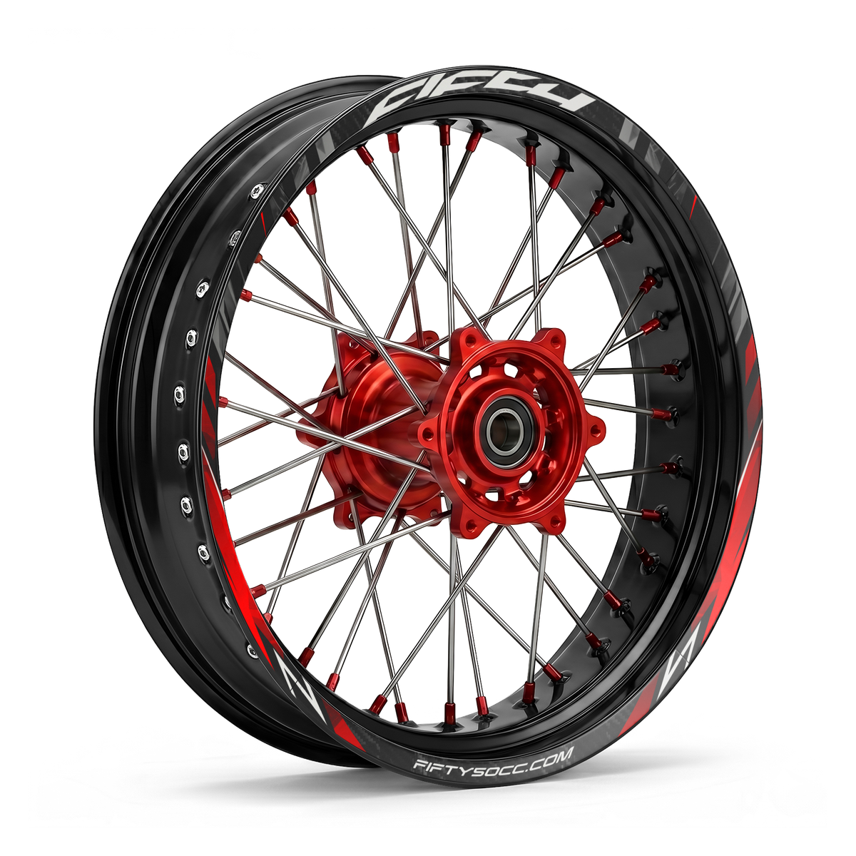Kit déco demi-jantes semi-perso 50cc FIFTY