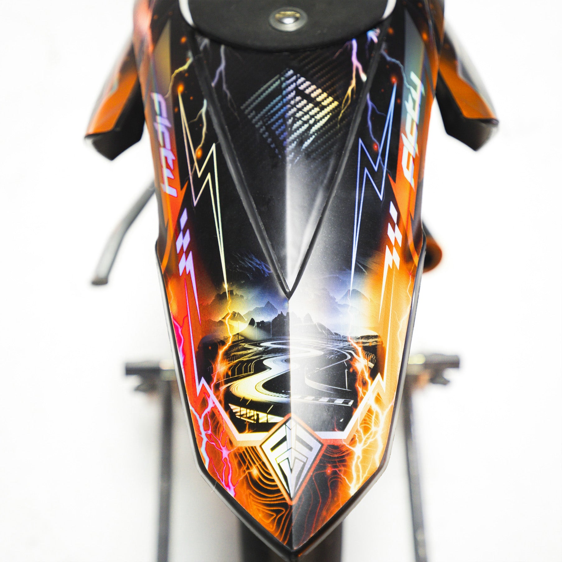 KIT DECO FIFTY RACING ORANGE PERSONNALISABLE
