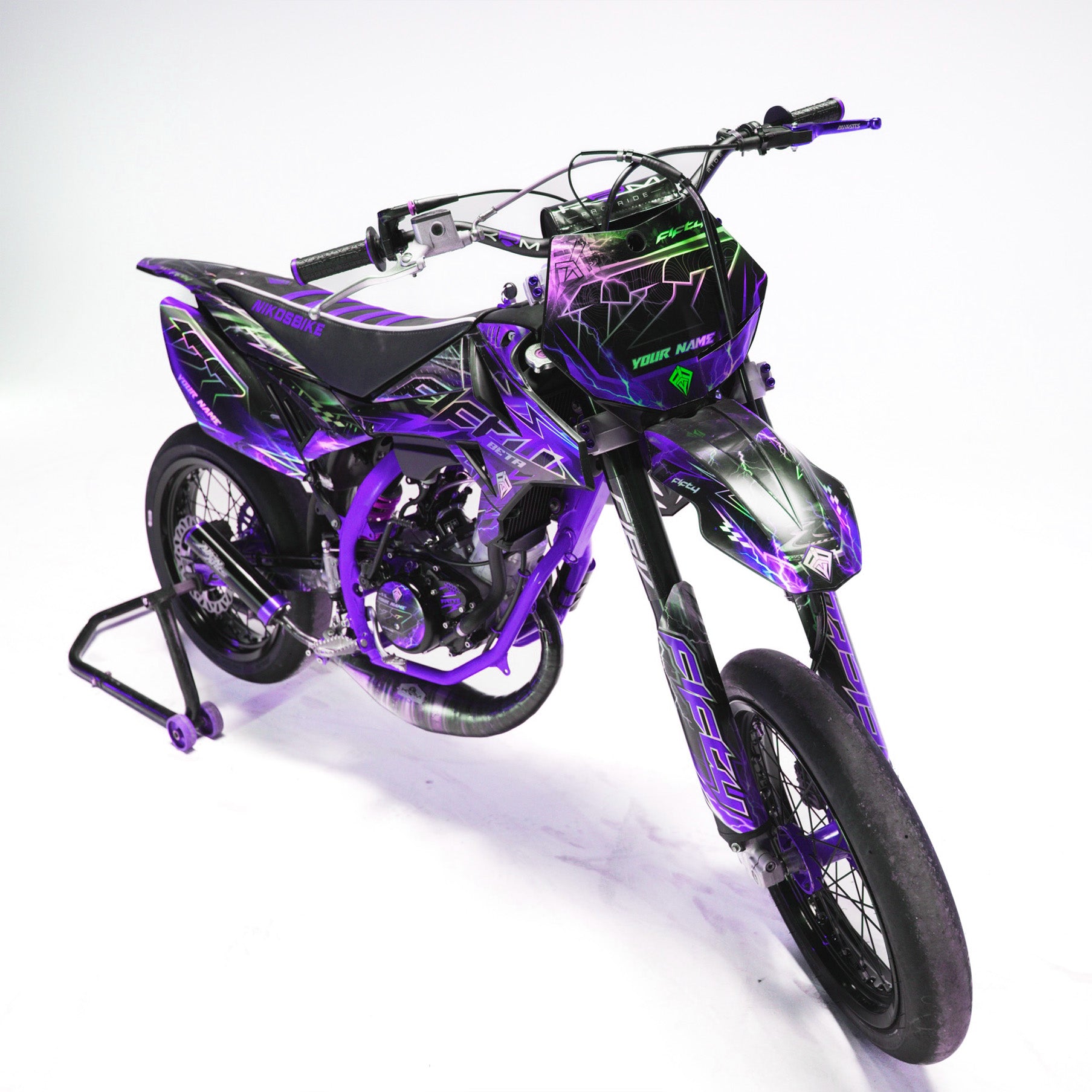 KIT DECO FIFTY RACING VIOLET PERSONNALISABLE