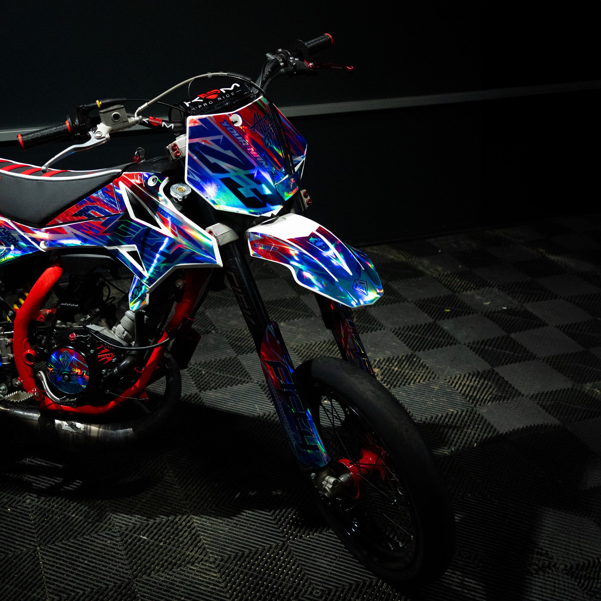 kit déco rouge et bleu