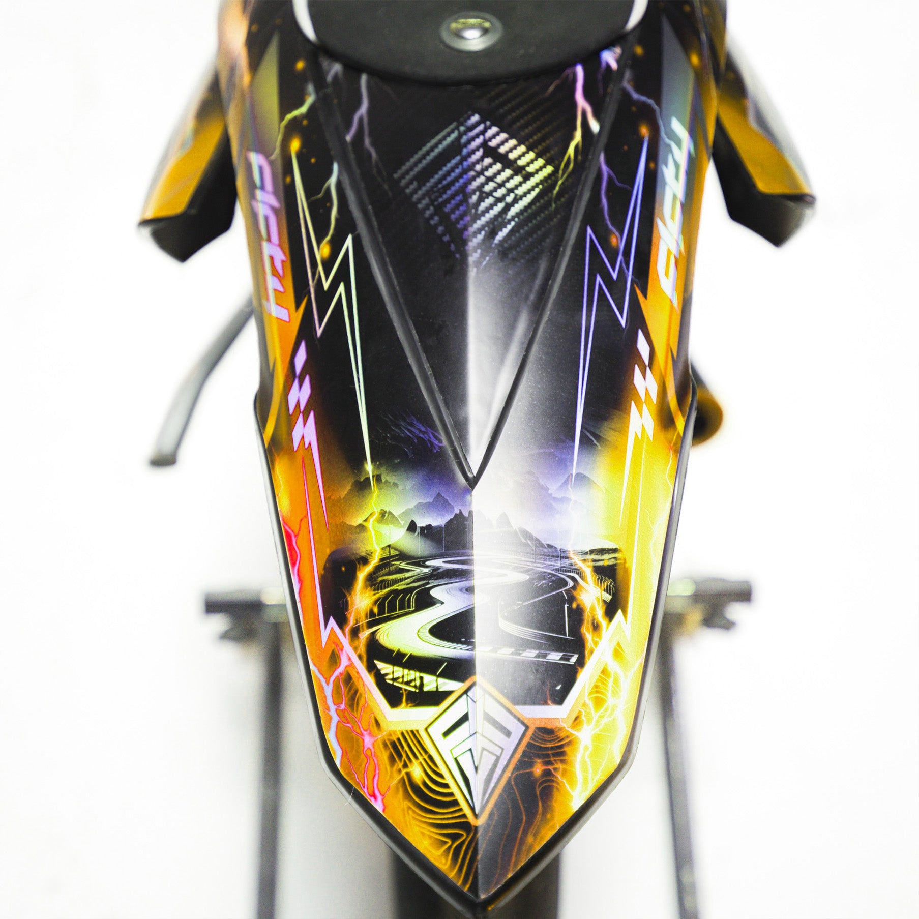 KIT DECO FIFTY RACING JAUNE PERSONNALISABLE