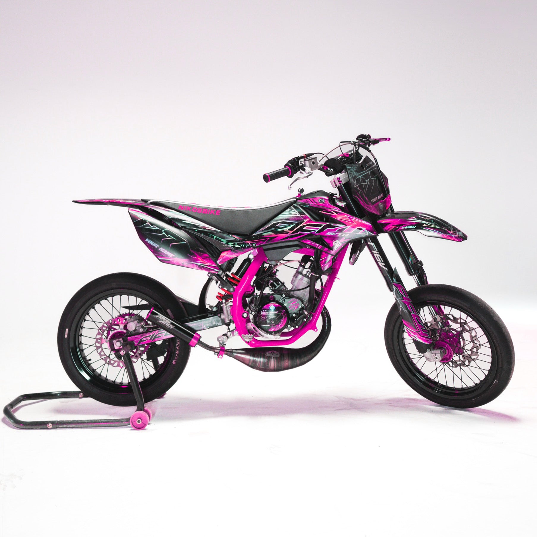 KIT DECO FIFTY RACING ROSE PERSONNALISABLE