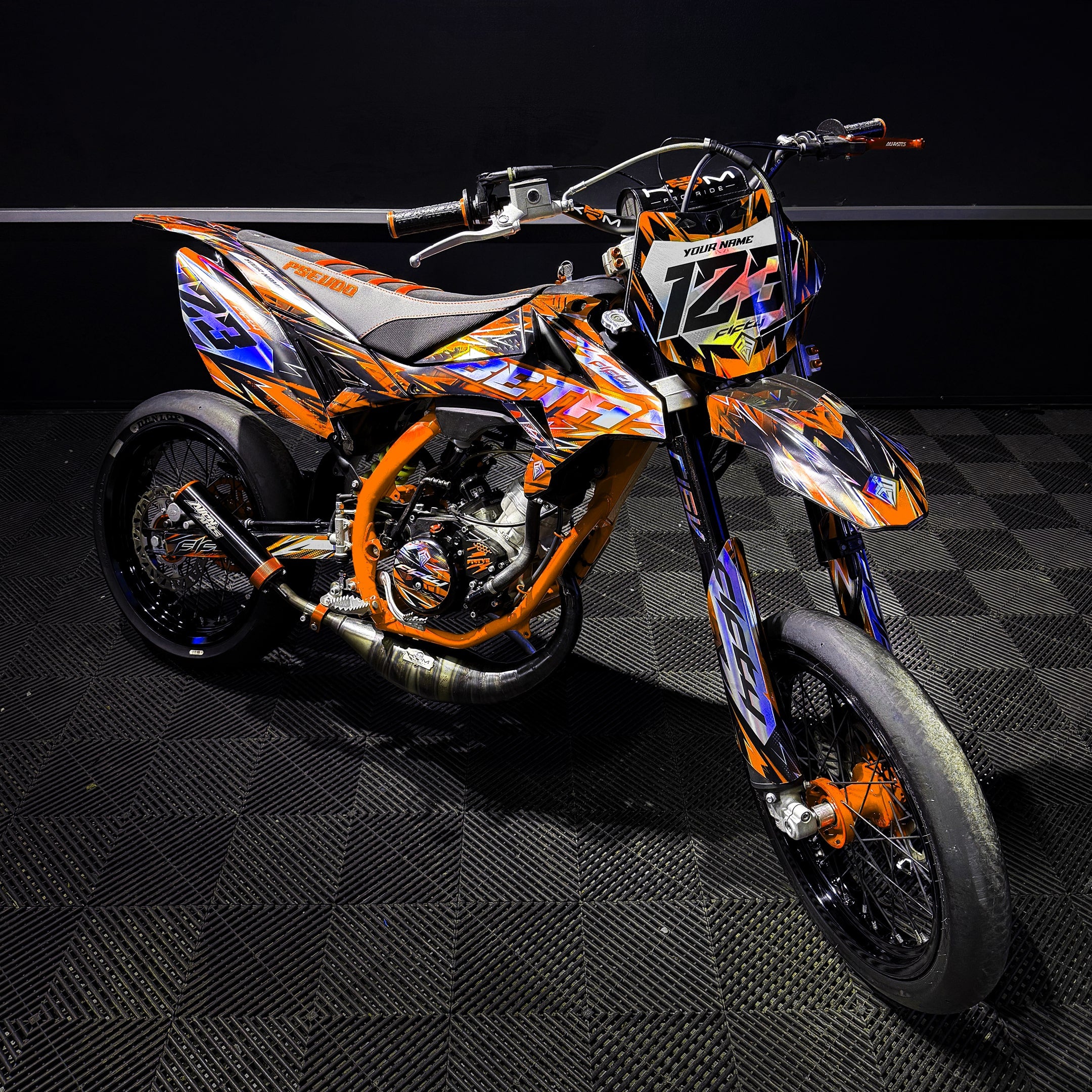 KIT DECO FIFTY VIONIX ORANGE PERSONNALISABLE