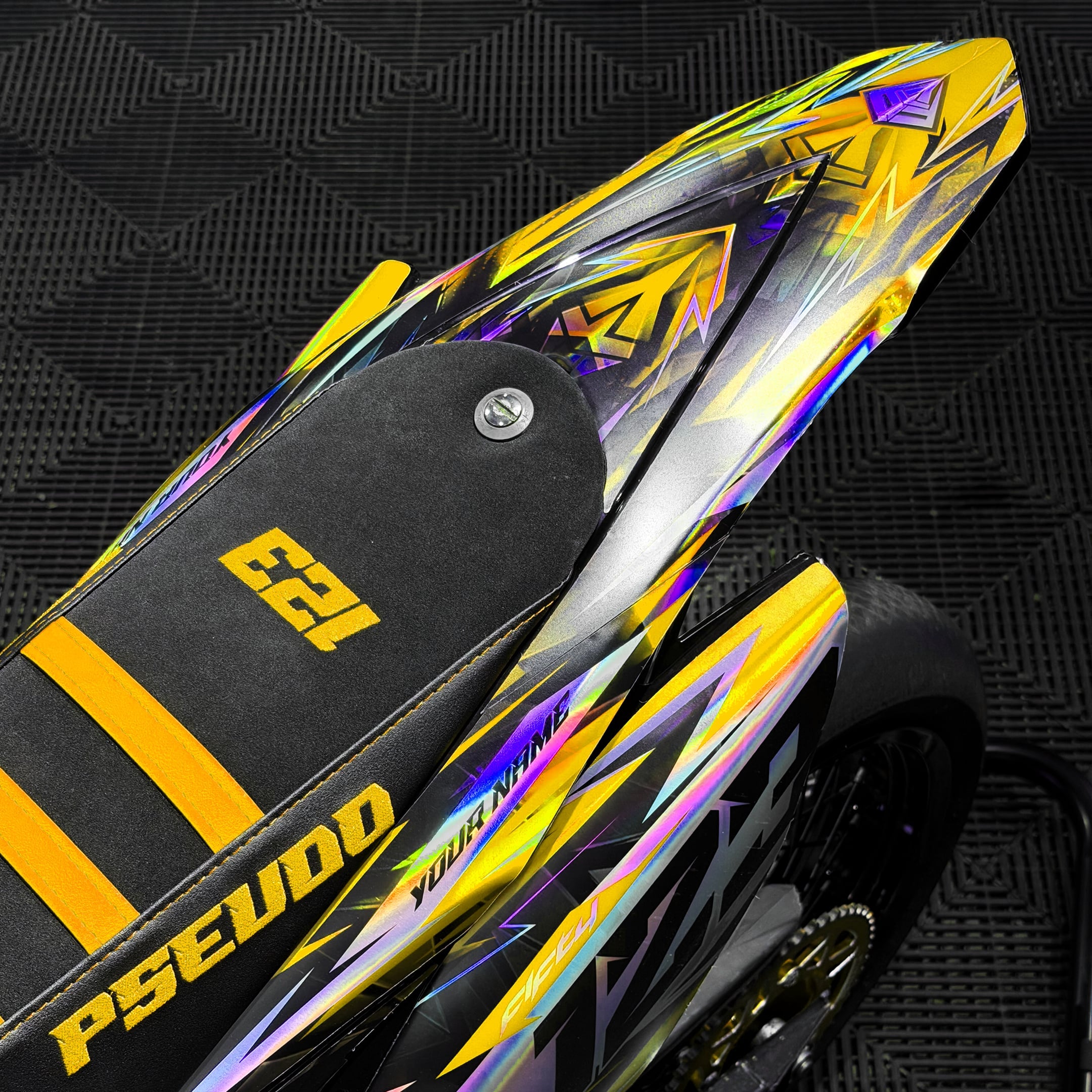 KIT DECO FIFTY VIONIX JAUNE PERSONNALISABLE