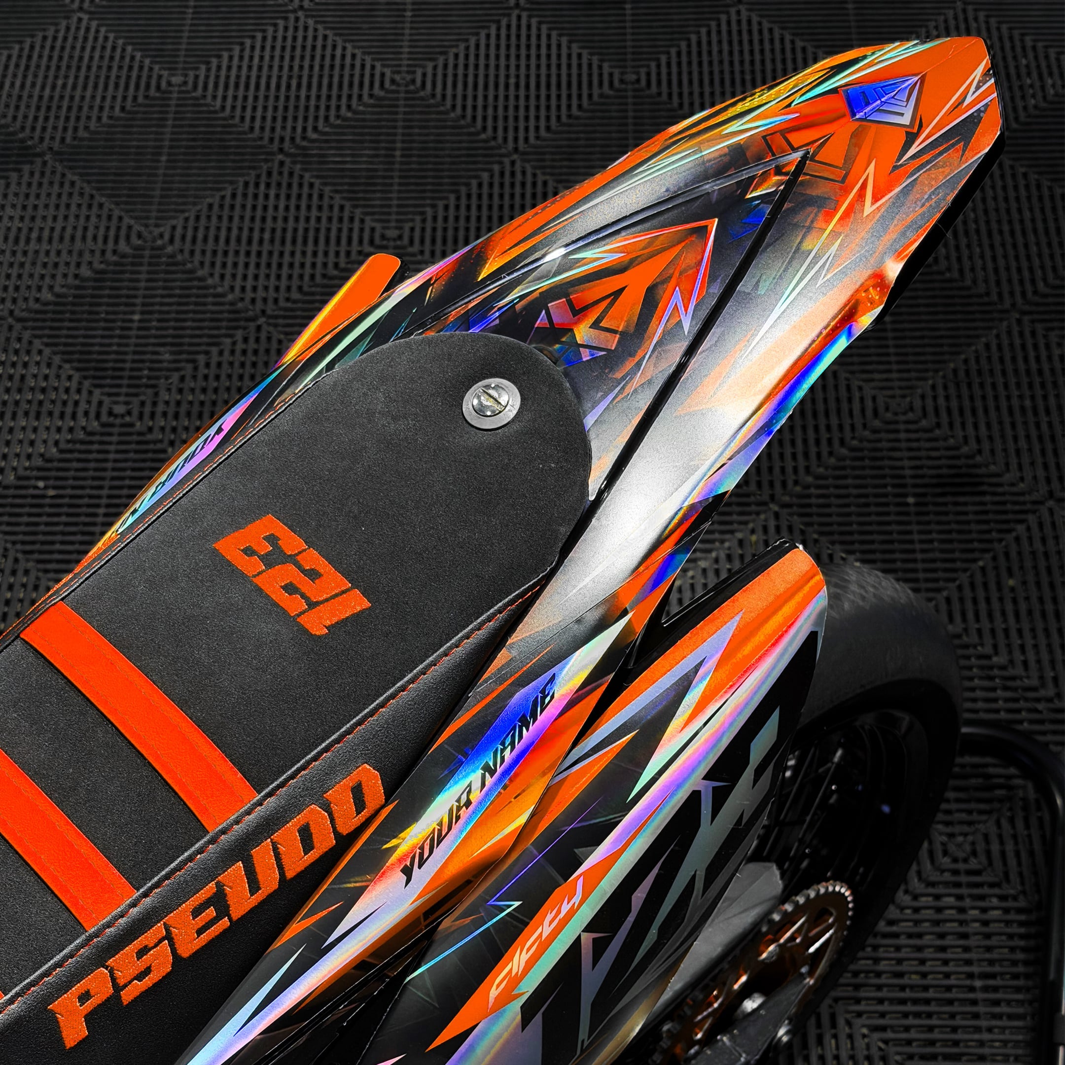 KIT DECO FIFTY VIONIX ORANGE PERSONNALISABLE