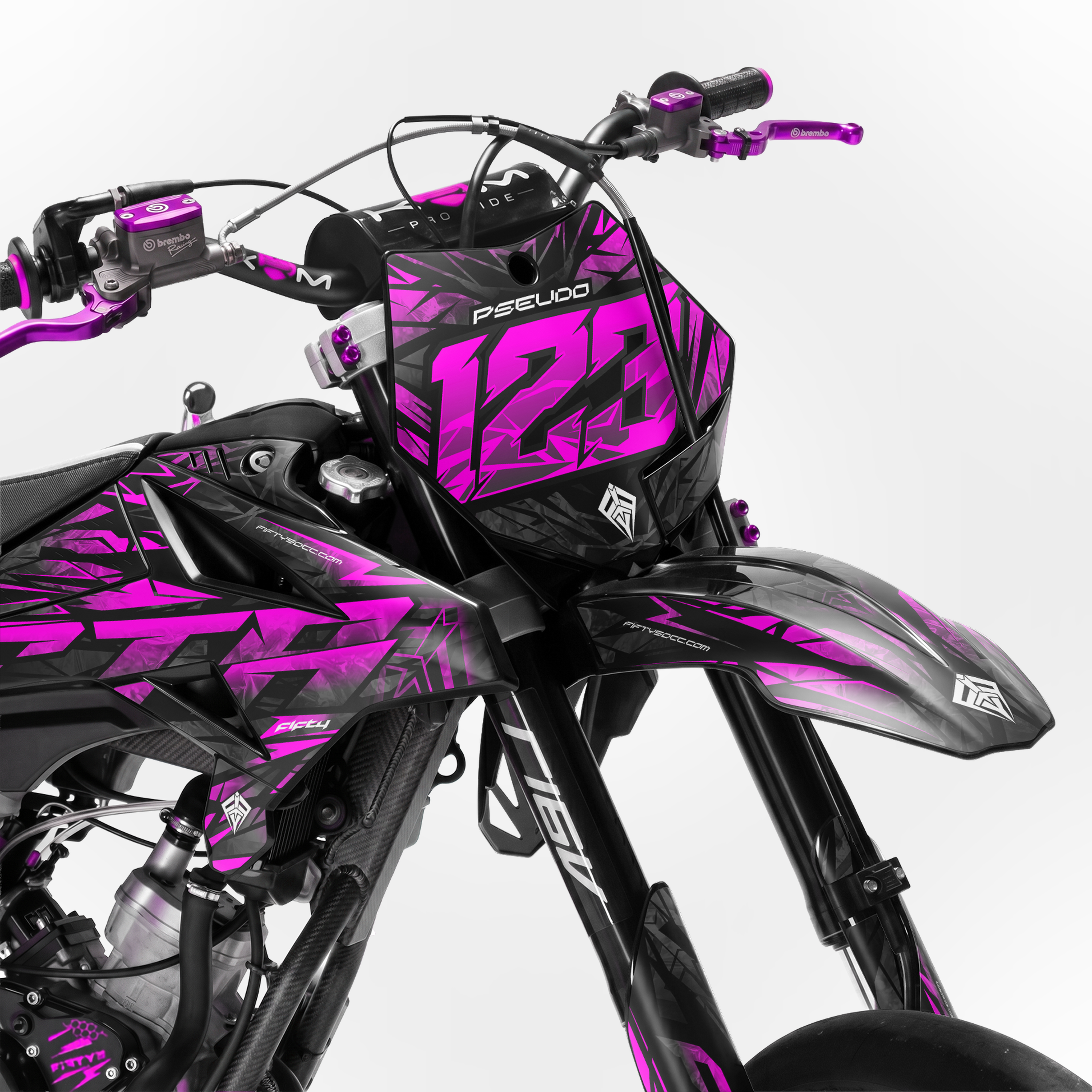 Kit déco FIFTY Diamond Rose 50cc - face