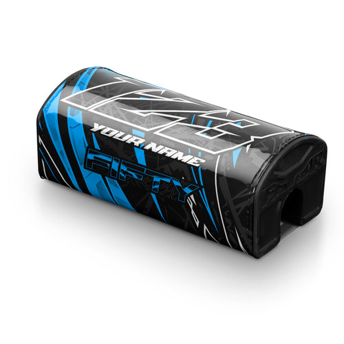 Kit déco de mousse de guidon bleu