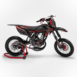 KIT DECO FIFTY CARBON ROUGE PERSONNALISABLE
