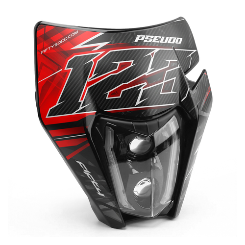 Plaque phare personnalisée 50cc FIFTY