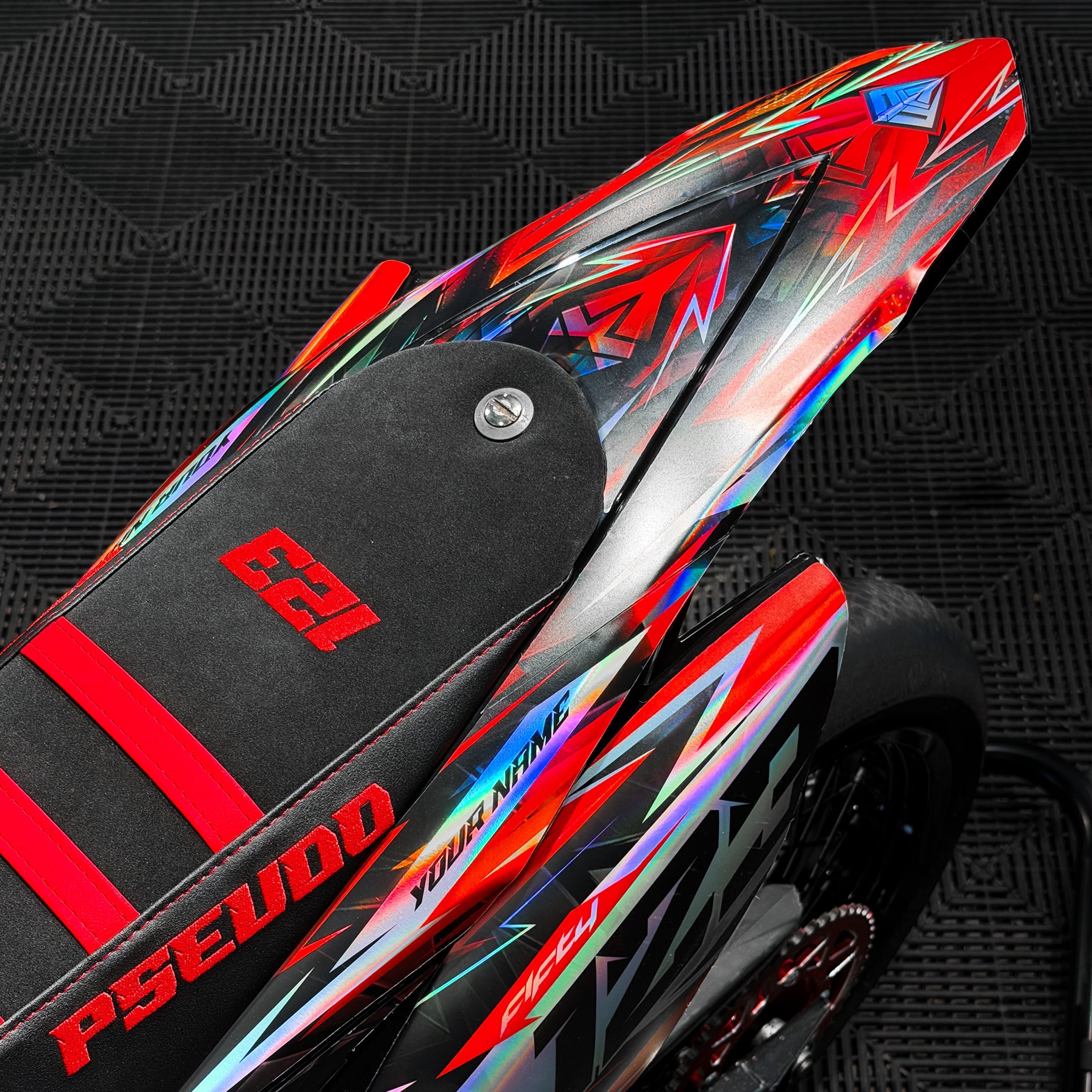 KIT DECO FIFTY VIONIX ROUGE PERSONNALISABLE