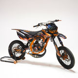 KIT DECO FIFTY RACING ORANGE PERSONNALISABLE