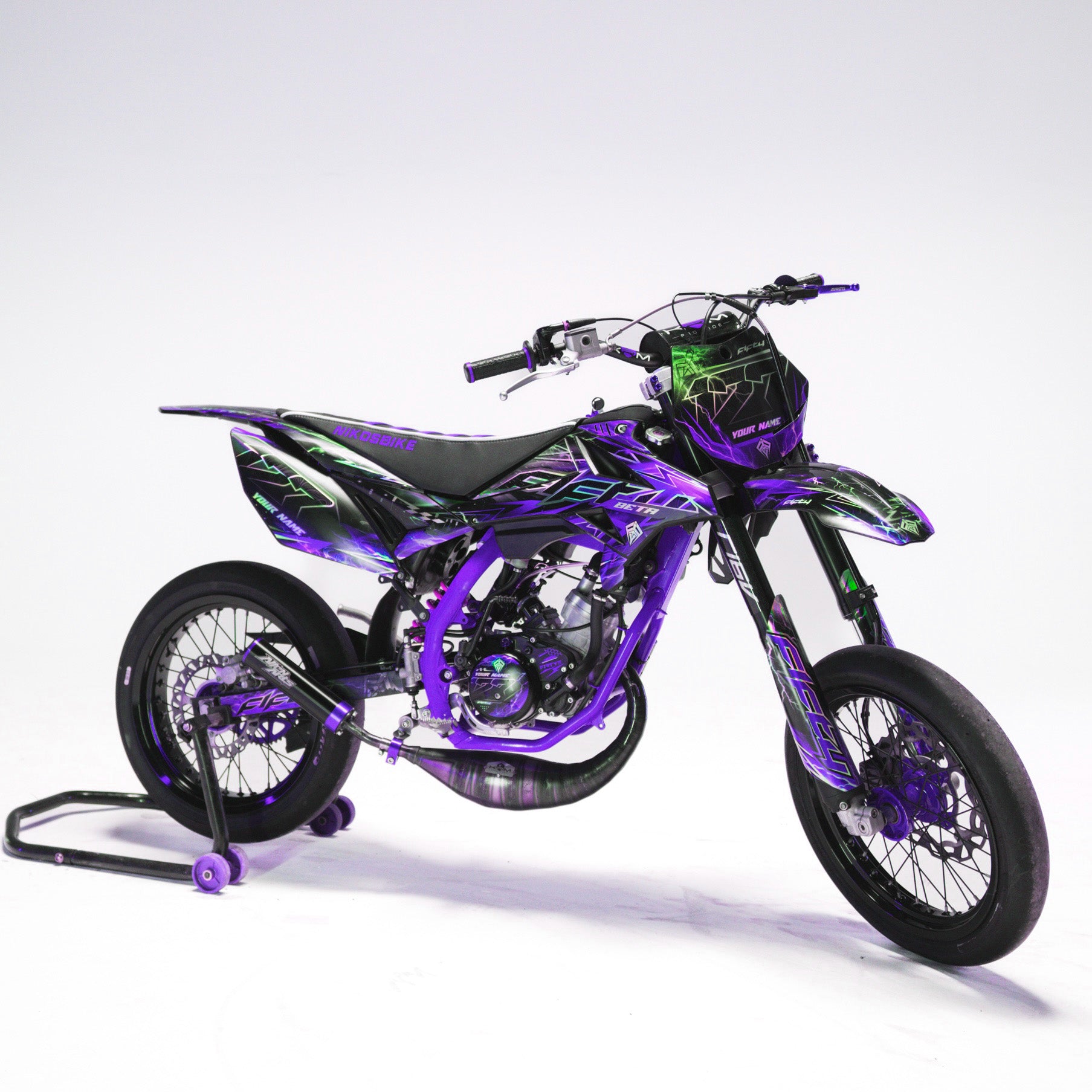 KIT DECO FIFTY RACING VIOLET PERSONNALISABLE