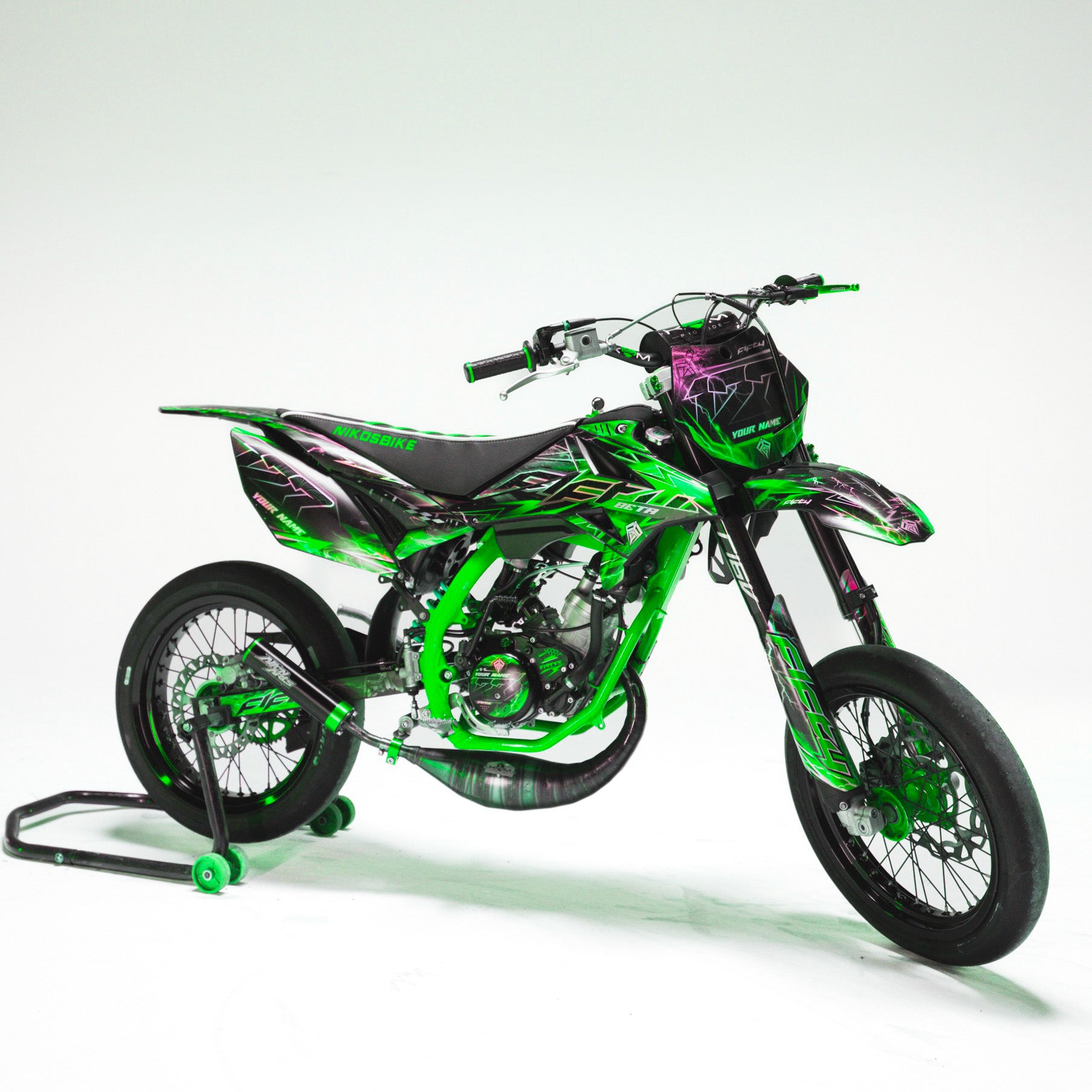 KIT DECO FIFTY RACING VERT PERSONNALISABLE